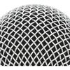 Сетчатая головка микрофона-шара для PG58 BLX288, Сетка микрофона из нержавеющей стали, Сменная головка микрофона, Крышка головки микрофона со встроенным пенофильтром, Сетчатый микрофон