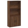 VidaXL Bookcase Brown Oak 60x24x120 Cm Engineered Wood, Bookshelf, Storage Rack, Book Holder, 860424