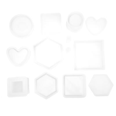 Silikonform Dreidimensionaler Spiegel Kugelförmig Zylindrisch Anhänger Harz DIY Kleber Schmuckset