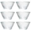 Toyo Sasaki Glass Sake Glasses, 40ml, Set of 6, Made In Japan, Ochoko (Choko), Commercial-Grade Glassware, WA57