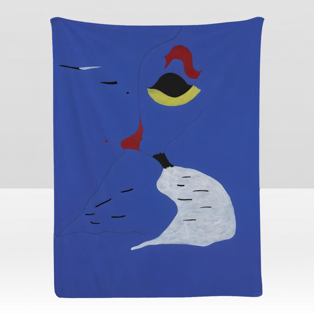 artist JJoan MMiro Throw Soft Flannel Blanket for Bed Bedroom Sofa Picnic Throw Skinfriendly Breathable Gift Cover