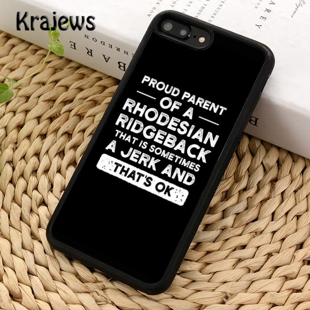 Krajews Rhodesian Ridgeback Dog Soft Phone Case Cover For iPhone 16 15 SE2020 14 6 7 8 Plus 11 12 13 Pro Max Coque Fundas