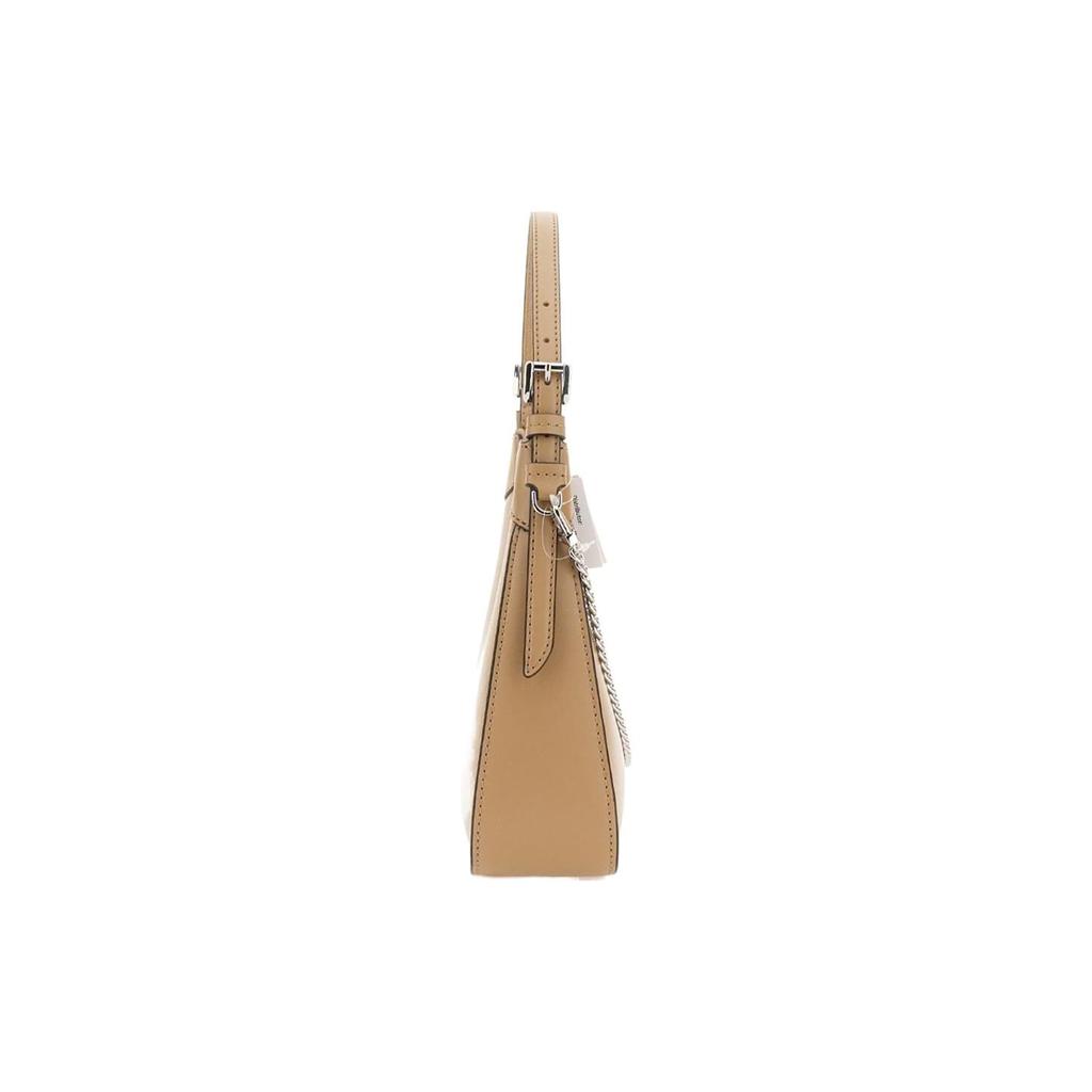 MICHAEL KORS Wilma Leather Shoulder Bag, Crescent Bag, Handbag, Shoulder Bag Women's Light Umber 32R3S3WN6L-222