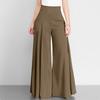 2026 Spring Women's High Waist Wide Leg Casual Pants - Solid Color, Lightweight