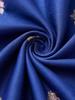 Girls' dress, blue, round neck, suitable for ages 4-7