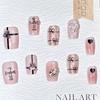 2025 Chrome Hearts Diamond-Studded Cross & Bow Nail Art Patches