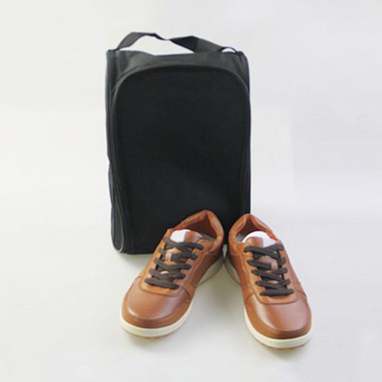 Golf Shoe Bag Travel Hand-held Golf Shoe Tote Golf Accessories Double-Zippered Sports Shoe Carrier Bag for Golf Balls Tees Socks