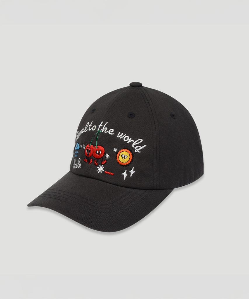 Peuluaen Seoul Multi Logo Ball Cap_2 Colors
