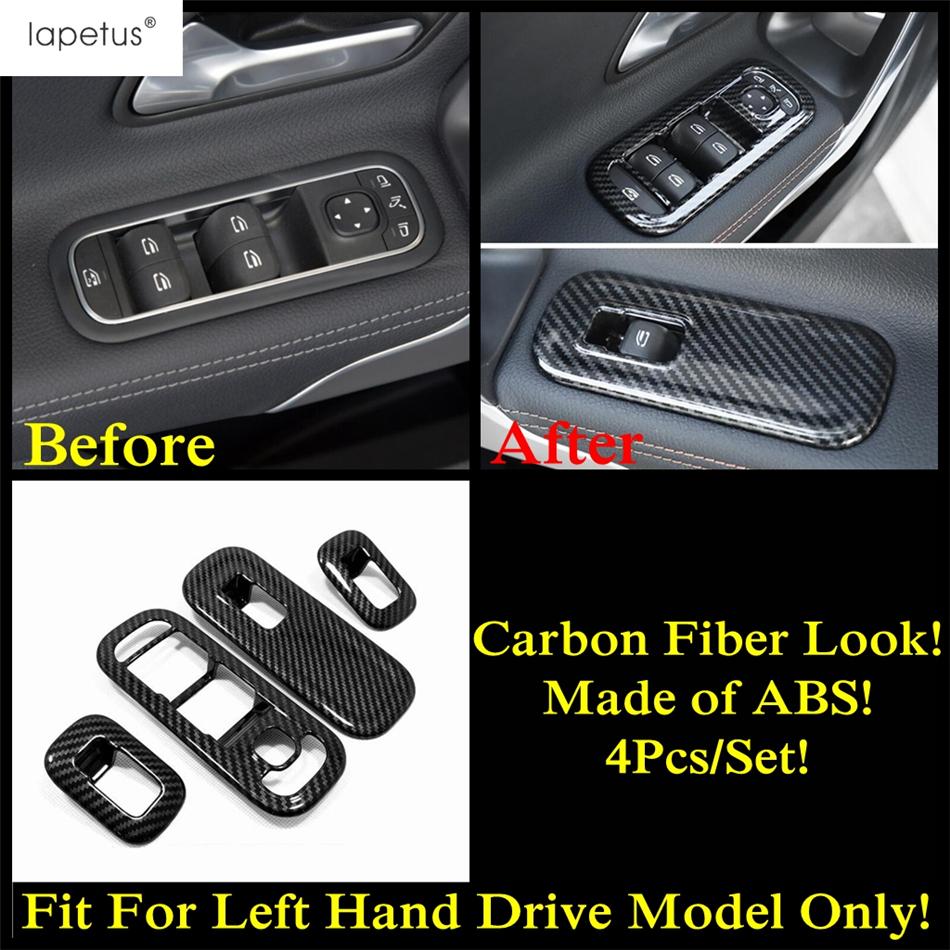 Car Door Storage Box Armrest Strip Window Lift Handle Bowl Cover Trim Accessories For Benz A Class W177 A200 A220  - 2024