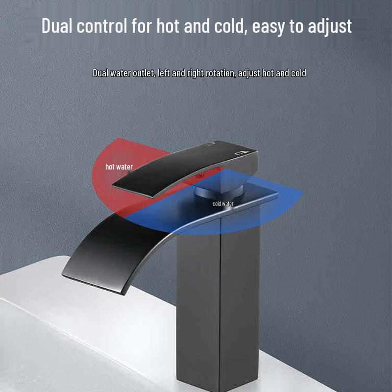 TLXT Single-Handle Hot/Cold Basin Faucet