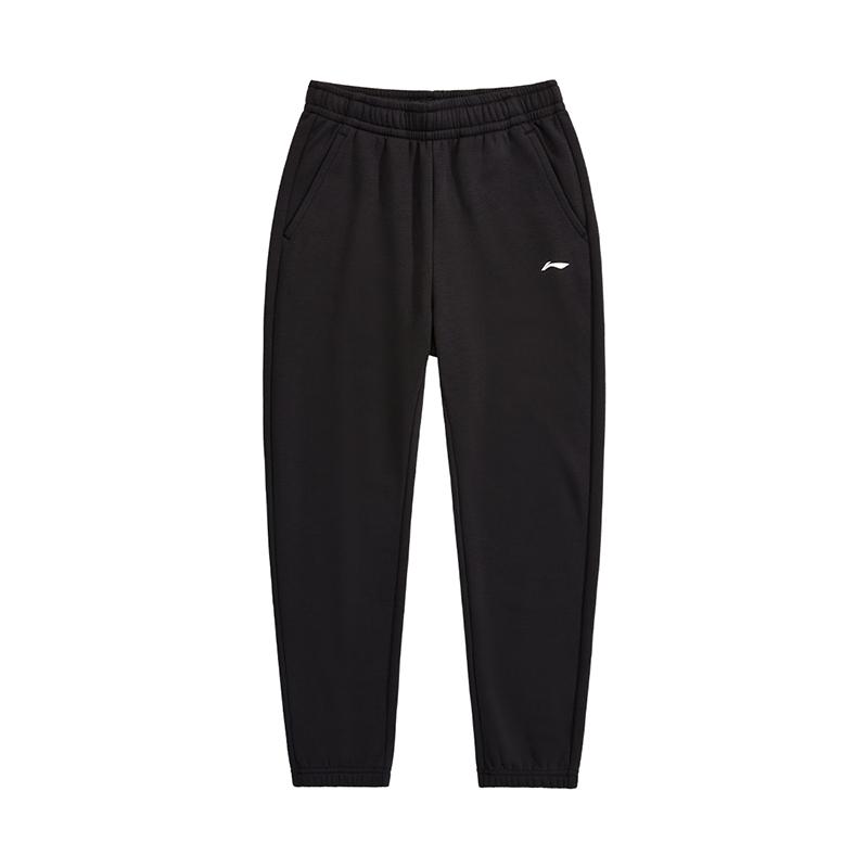 Li Ning Knitted Sweatpants Unisex Black YKLU371-1 150