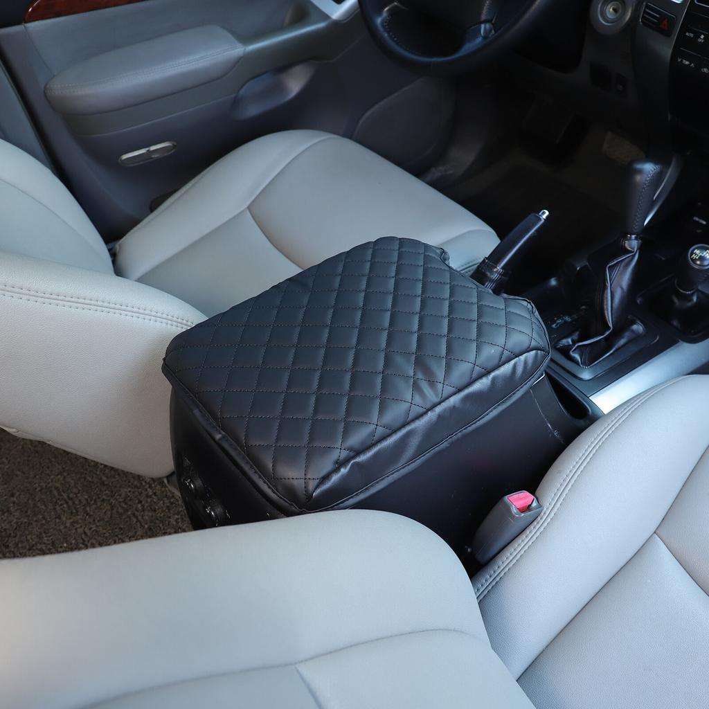 Armrest Cushion Cover Center Console Box Pad Cover For Toyota Prado FJ120 03-09