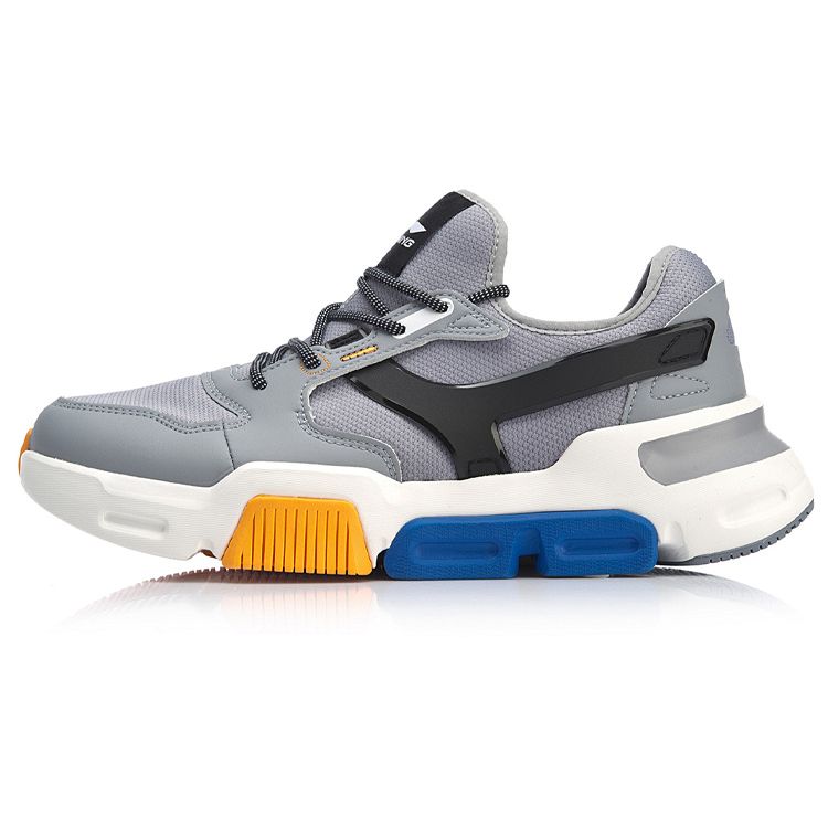 

Li Ning Mark Классическая Повседневная Обувь Мужская Обувь Серая Белая AGCN221-3 41⅔