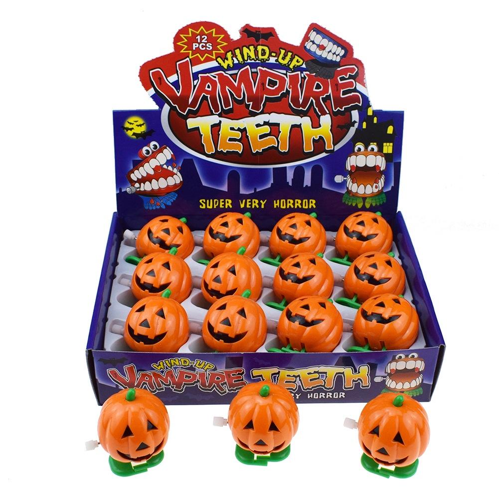 Pumpkin Exciting Windup Toy For Halloween Enhance Emotional And Intellectual Development Plastic