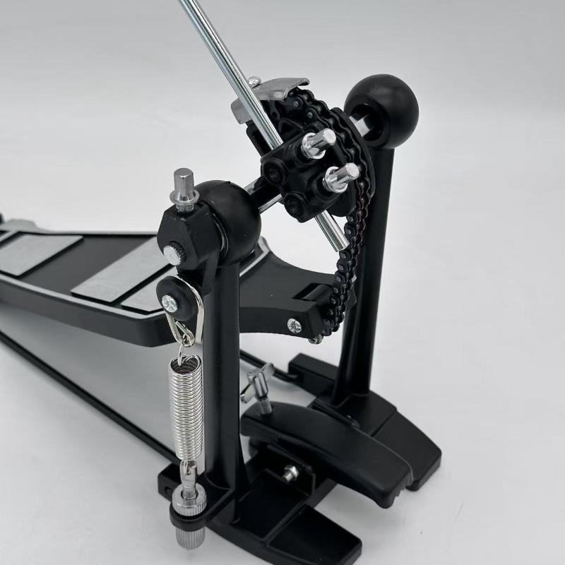 Einzelnes Bassdrum-Pedal mit kleinem Brett, geradliniges Design, neue Aluminiumlegierungs-Konstruktion für Schlagzeug-Übung und Performance