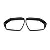 For Hyundai Elantra 2021 2022 2023 2024 Carbon Fiber Mirror Rain Eyebrow Trim 2X