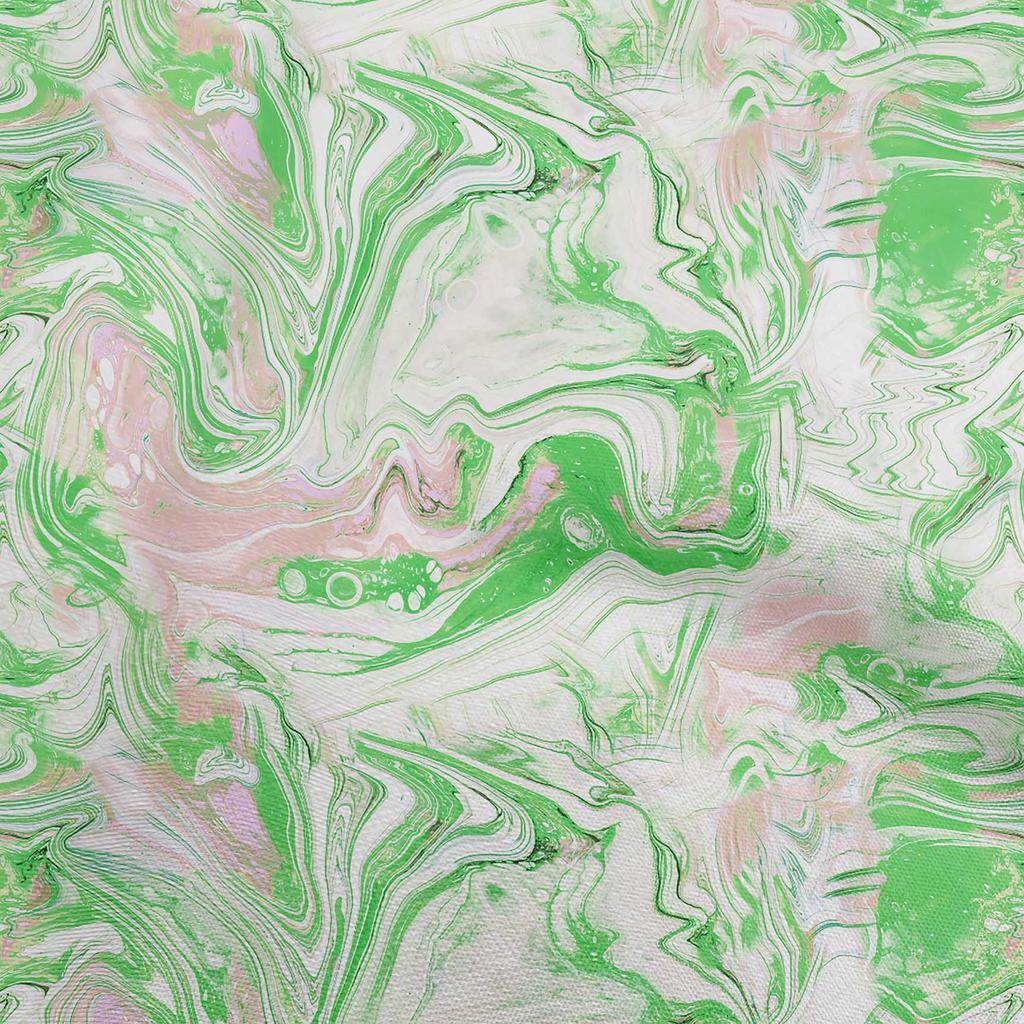 oneOone Cotton Flex Light Green Fabric Fluid Ink Craft Projects Decor Fabric Printed By The Yard 40 Inch