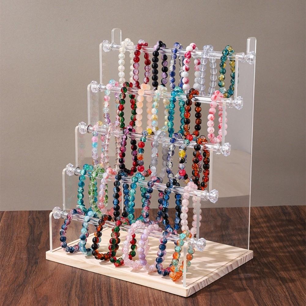 Space Saving Detachable Jewelry Holder 2/3/4/5 Tier Jewelry Display Rack Bracelet