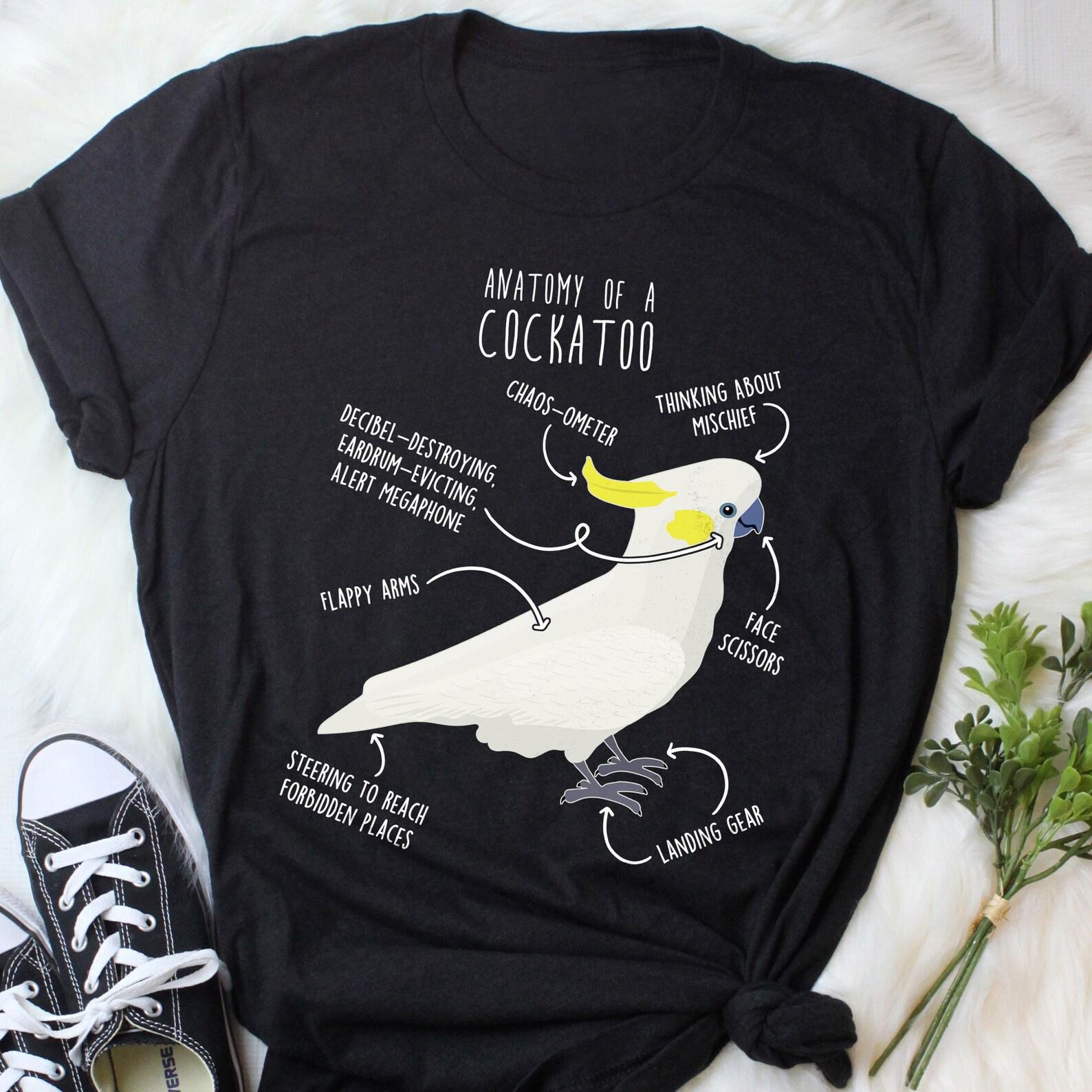 Sulphur-Crested Cockatoo Shirt, , , Funny Parrot Lover Gift, Cute Pet Greater Cockatoo T-shirt, Bird, Cockatoo Mom Cockatoo Dad 160
