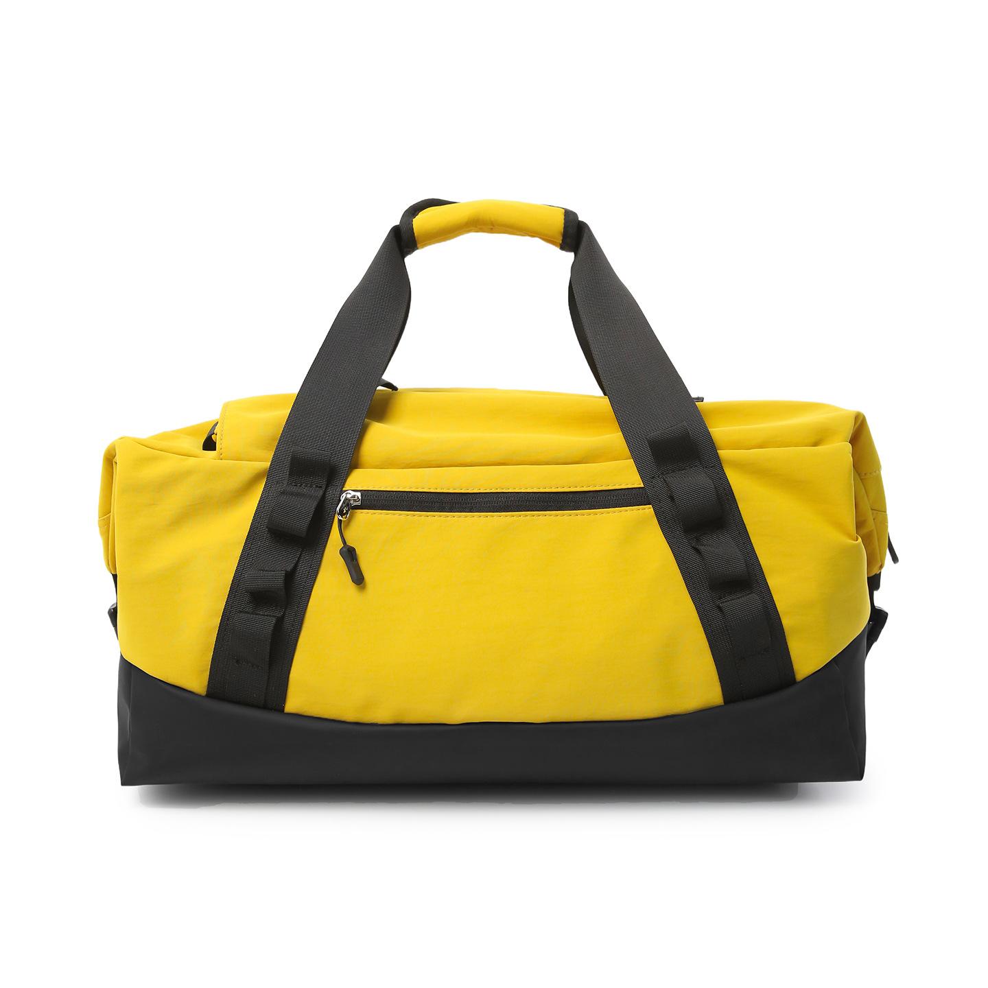 

Lightweight Waterproof Large Capacity Travel Bag Casual Versatile Handbag Women S Swimming Fitness One Shoulder Double Shoulder жёлтый