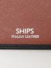 Ships Saffiano Leather Two-Tone Bifold Wallet for Men, Brown, 110030689, Available Online First