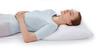 MOGU Pillow, Shoulder Pillow, Beaded Pillow, Sleep Pillow for Back and Side Sleepers, Made In Japan, Includes Shoulder Support Cover (W60 X D60 X