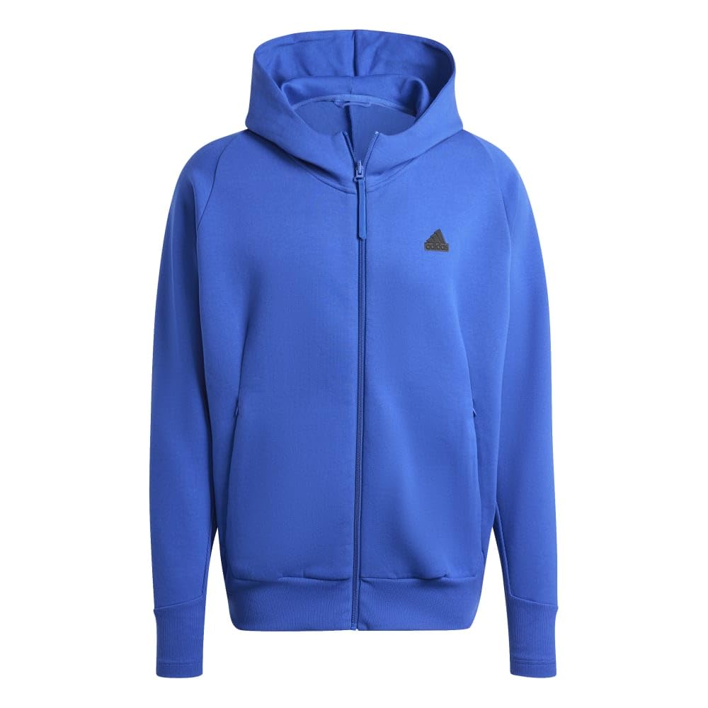 Adidas Premium Hooded Track Jacket IKU93 Blue Z.N.E. Full-Zip Men's Semi-Silent (IR5228) J/L