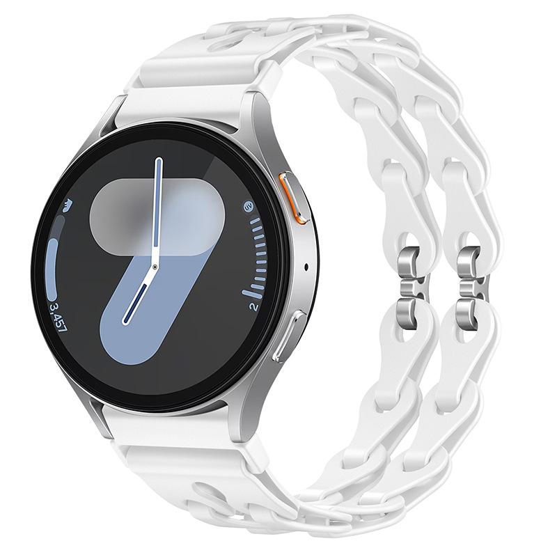 Fashion Hollow Silicone Strap for Samsung Watch7 & Huawei GT3 Pro