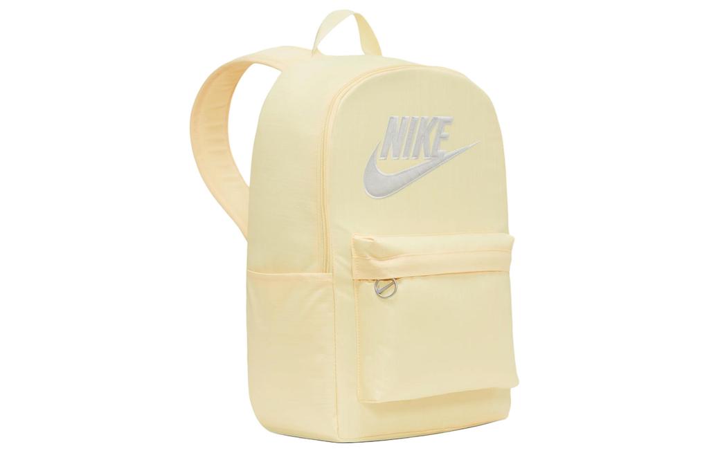Nike Heritage Fabric Backpack Unisex Light Laser Orange & Light Silver FB3040-826