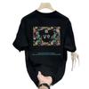 Trendy Brand Short-Sleeved Pure Cotton Men'S Printed T-Shirt Trendy Men'S And Women'S Versatile Round Neck T-Shirt Men'S