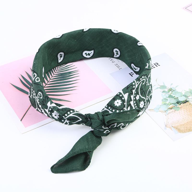 Paisley Cycling Bandana & Hip Hop Headband for Outdoor Sports & Street Dance