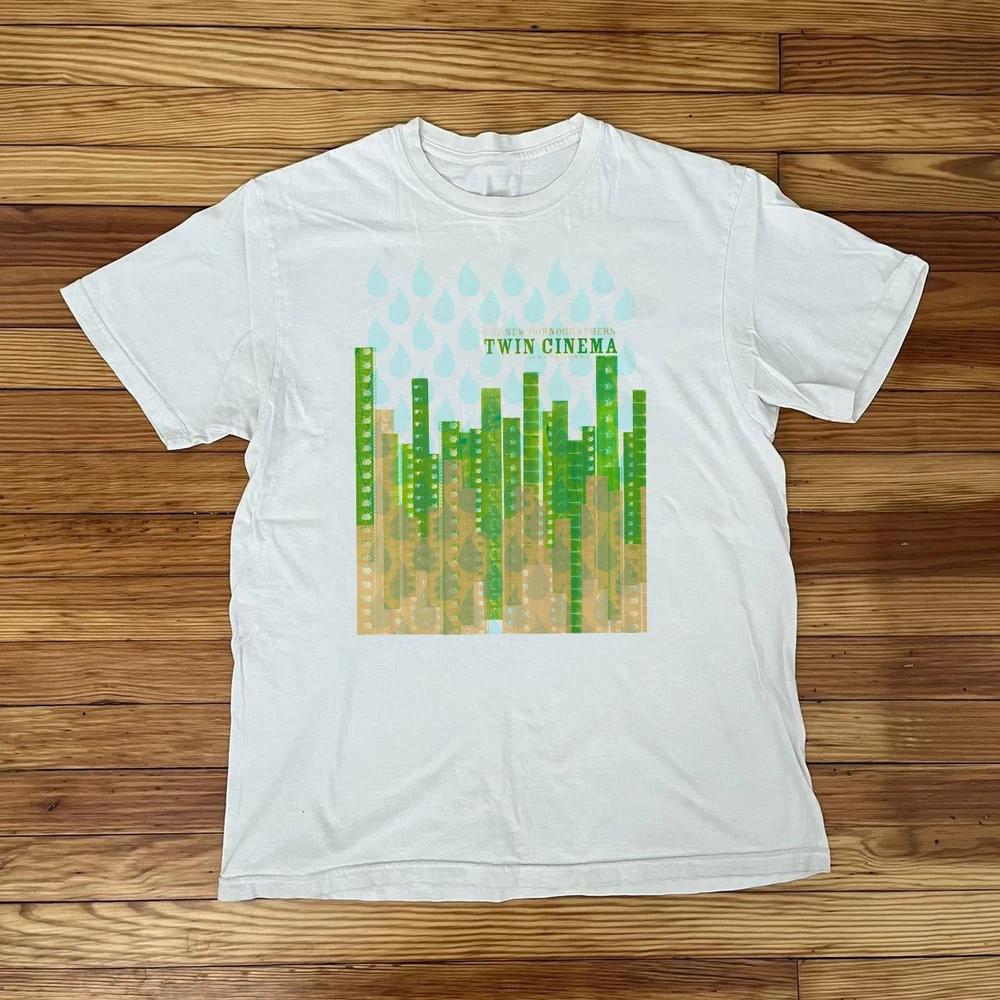 The New Pornographers Twin Cinema White Shirt S5xl Cs450 S