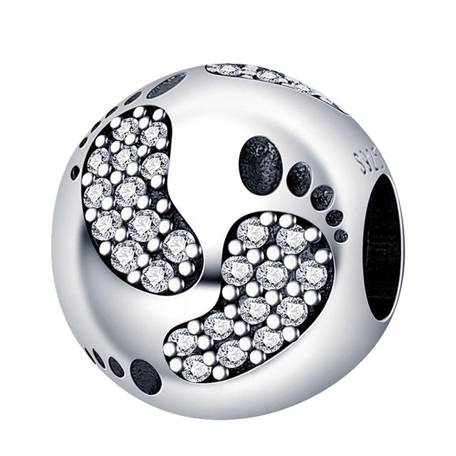 New 925 Sterling Silver Dog and Red Snowman Charm Bead Fit Original 925 Fashion Bracelets DIY Fine Jewelry Making for Women