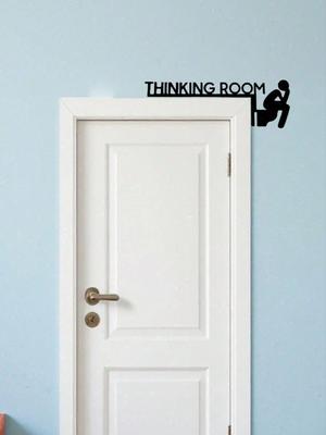 Trending Metal Bathroom Sign Powder Room Home Decor Unique Housewarming Gift Office Wall Art Home Accessories