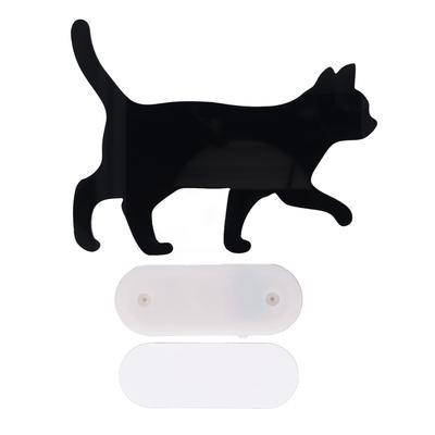 Cat Night Light Voice Activated Black Cat Silhouette Lamp Wall Decor Battery Operated for Home