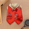 Dog Tang Clothing Spring and Summer Thin Pet Clothing Teddy Bi Xiong New Year's Wedding Dress Cat Chinese Cheongsam Hanfu