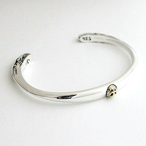 Carmelo: Men's Native American Eagle Bangle Bracelet in Silver (925)