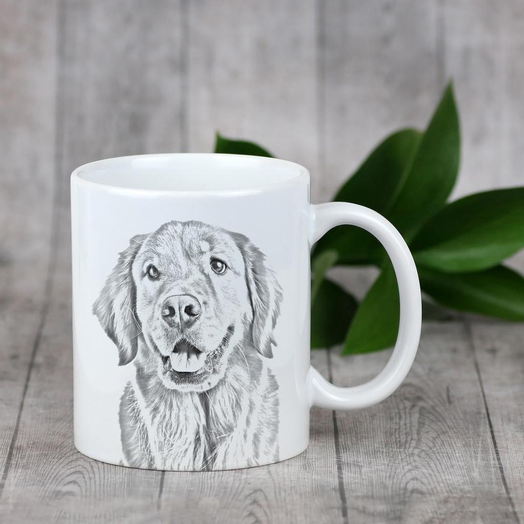 Golden Retriever - cup with a dog, personalized cup with a print, a classic gift for everyone from the Art-Dog brand
