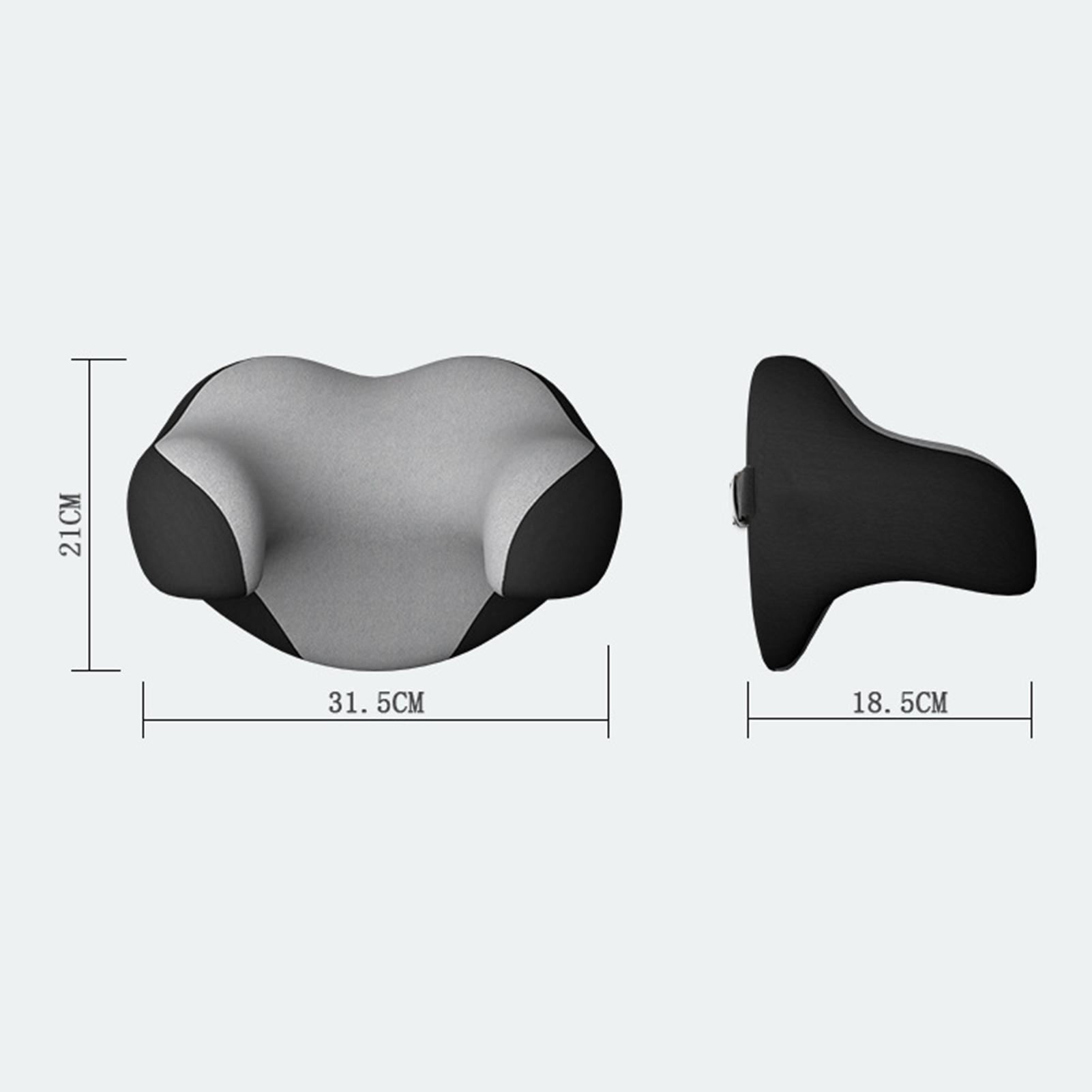 

Подголовник автомобиля U-образной формы Pillpw с эффектом памяти, подушка для шеи, подушка для автомобилей, темно-серая