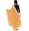 TreegoArt Fashion Women's Velvet Blend Embroidered Gota Pati Lace Border Dupatta Chunni - Pack Of 1