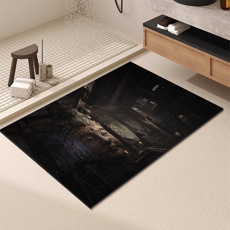 Washable Wear-resistant Diatom Mud Floor Mats Bathroom Anti-slip Mats