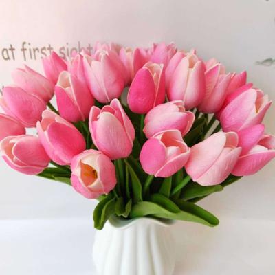 10Pcs/Set Artificial Tulip Flowers Home Wedding Party Decor Gift Photograph Prop