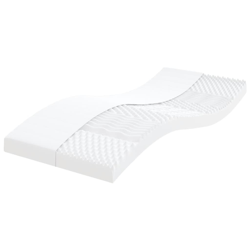 Vidaxl Sofa Rozsuwana Z Materacami, Ciemnoszara, 80X200 Cm, Tkanina