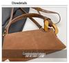 Retro Frosted Crossbody Pillow Bag - European & American Style