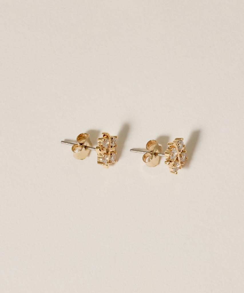 Novice Tokyo Cross Cz Pierce / Gold
