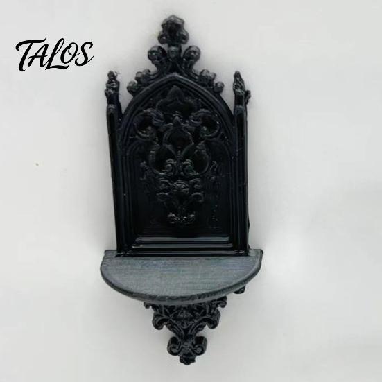 Stable Display Decoration 1/12 Scale Mini Shelf Stand, 3D Printed Miniature Accessories, Vintage Artistic Gift Idea Tiny Decor for Fairy Garden