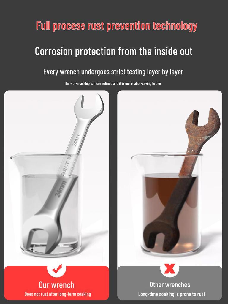 Dwustronny Zestaw Kluczy Otwartych - Małe Klucze Widełkowe Dwustronne Narzędzia Sprzętowe