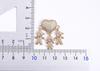 Nidin Hot Sale Son Daughter Heart Gold Plated Cubic Zirconia Family Girl Boy Pendant Necklace Chain Jewelry For Mother Gift