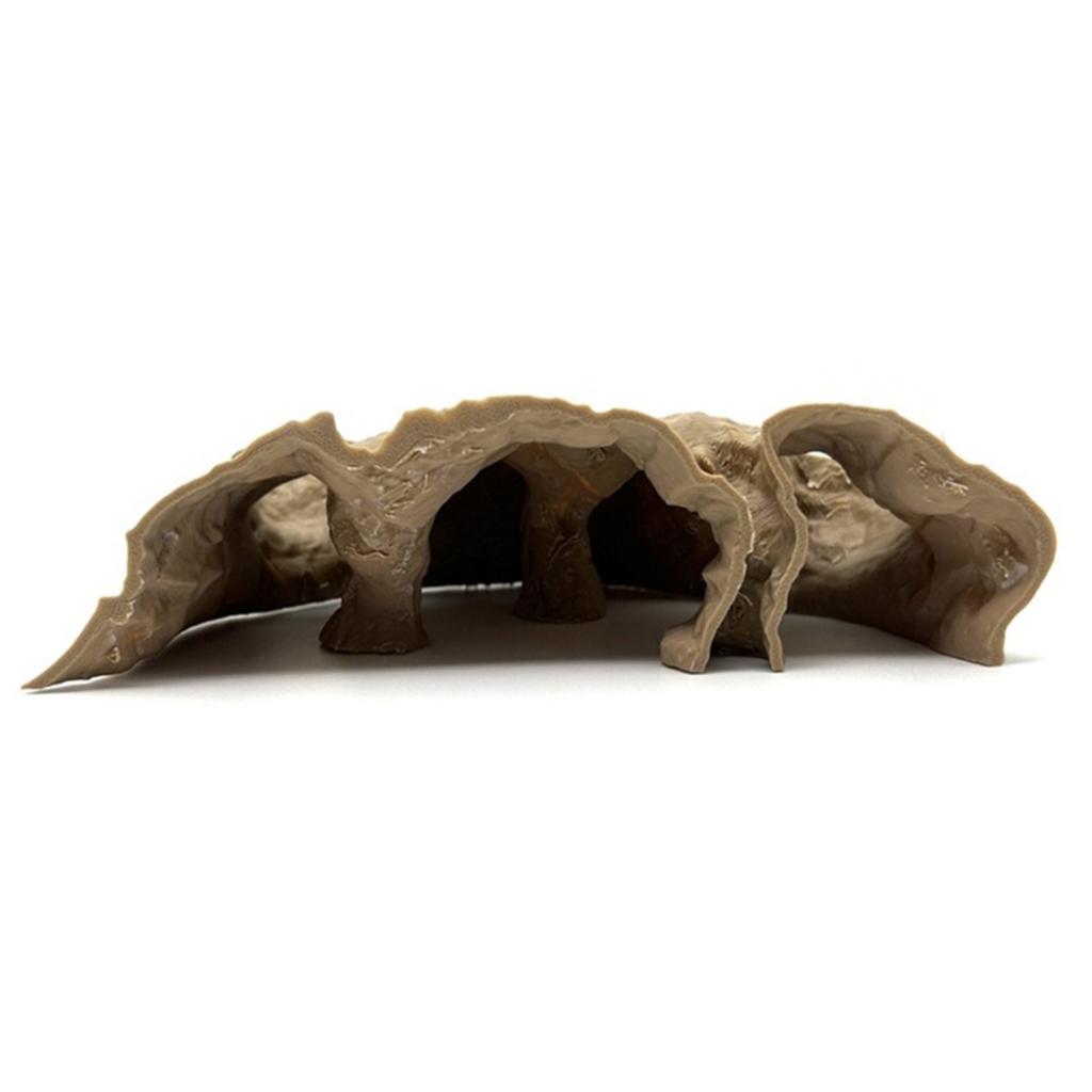 Natural Textured Aquariums Cave Decoration With Multiple Entries For Fish Shrimp Safety And Tanks Environment Enrichment