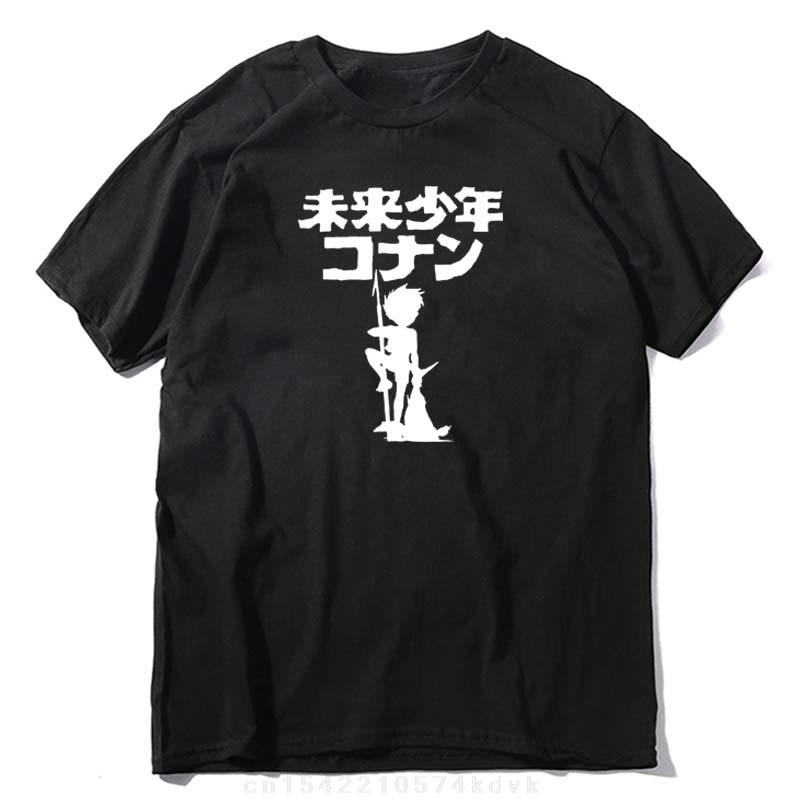 Conan the Future Boy T-shirt Blacks Customizeds Cute Tops Mens Graphic T-shirts Hip Hop